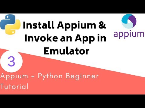 Python Appium Android Emulator