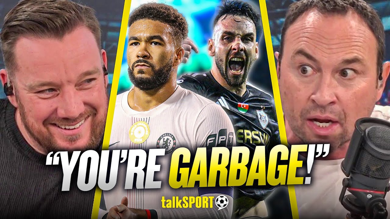 "CAN'T BEAT A CARRIER BAG!" Jamie O'Hara MOCKS Jason Cundy after Chelsea DRAW to Qarabag!