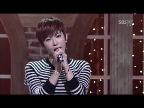 121216 - SBS Inkigayo Sunny Hill - Goodbye to romance HD