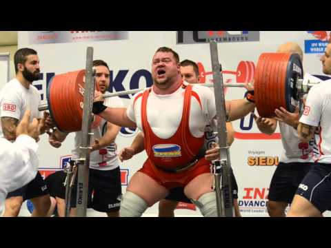 WC Powerlifting 2015 - Andrey Konovalov - 470kg squat