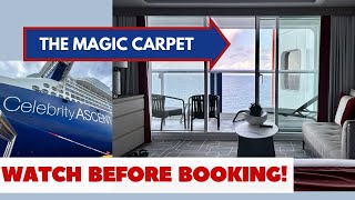 Celebrity Edge LOOK before BOOKING  near Magic Carpet Edge Class cabins!