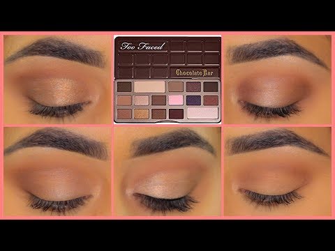 5 LOOKS FOR THE OFFICE USING 1 PALETTE | TOO FACED CHOCOLATE BAR PALETTE