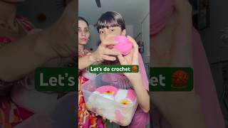 Divya Rat me bhi crochet 🧶kregi / Ghamu Saran / Crochet handbag for beginners #shorts #crochet