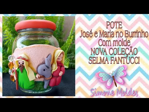 Pote José e Maria no burrinho.