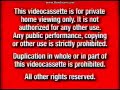 Blood Red FBI Warning Screen Early 2000