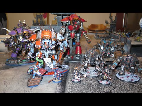 Warhammer 40k - Battlereport 341 - Iron Hands vs. Chaos Knights (DE)