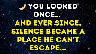🌙 You looked once… and ever since, silence became a place he can’t escape...