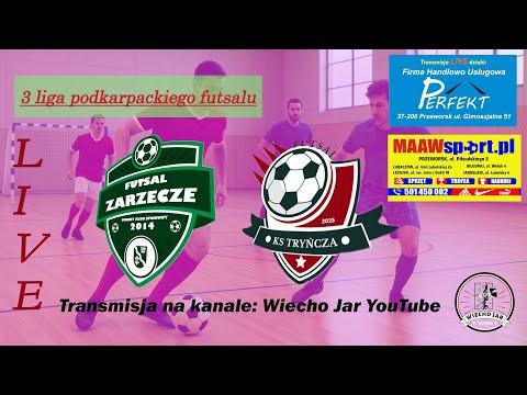 Mecz III ligi futsalu pomiędzy GKS FUTSAL ZARZECZE - KS FUTSAL TRYŃCZA