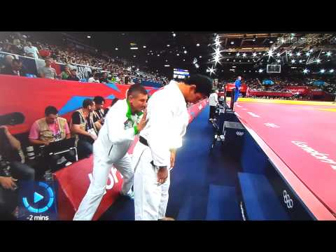 London 2012 - bizarre scenes in the Judo