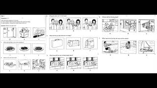 Listening B1, PET 1 for Schools, Test 1, Part 1