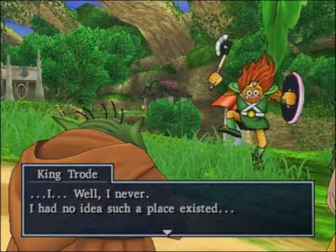 176 Dragon Quest 8 Cutscene - Arriving at Tryan Gully