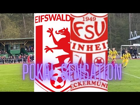Pokal Sensation!! Halbfinale Einheit Ueckermünde vs Greifswalder FC Stadion VLOG