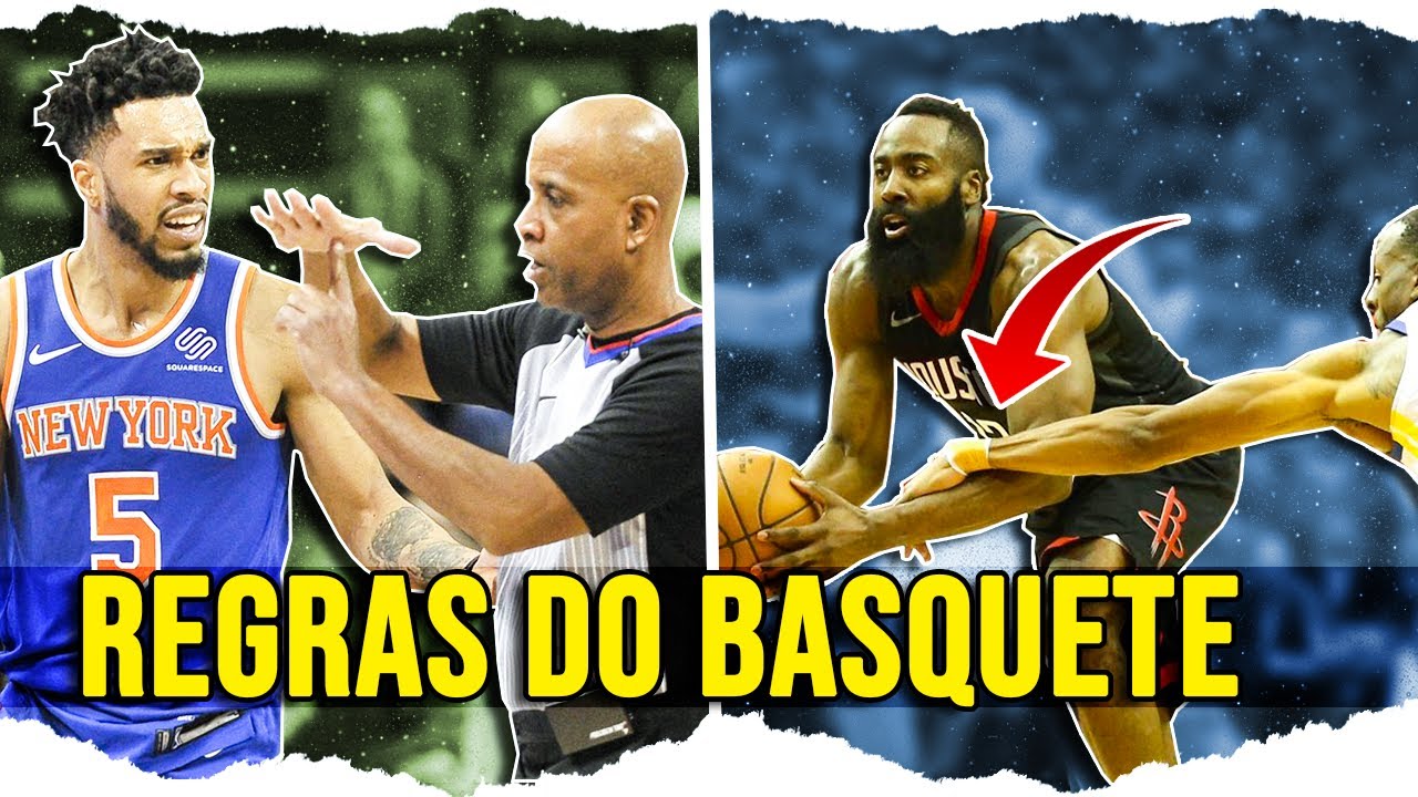 REGRAS BÁSICAS DO BASQUETE  - Parte 01 (Para iniciantes)