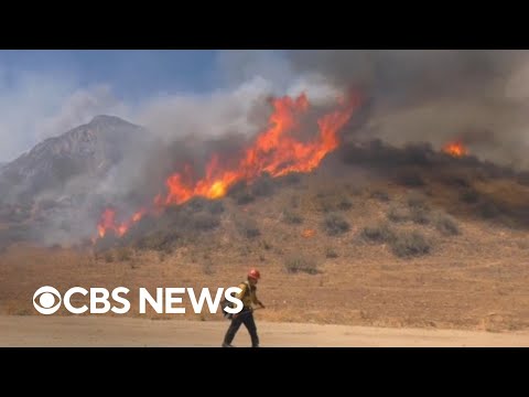 California Canyon Fire spreads