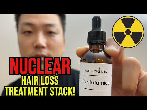 MY NUCLEAR HAIR LOSS TREATMENT STACK (I STARTED PYRILUTAMIDE!)