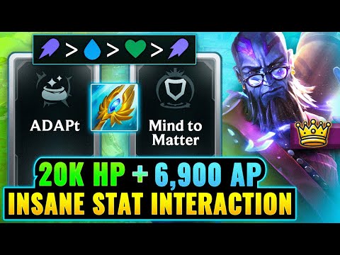 Unkillable Demon King: 20k Health 6.9k AP Ryze - Infinite Conversion Build | League Arena Gameplay