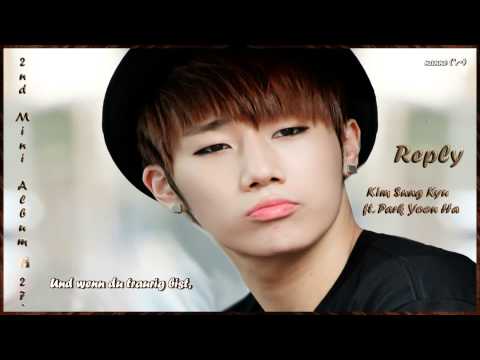 Kim Sung Kyu ft. Park Yoon Ha - Reply (답가) k-pop [german Sub] 2nd Mini Album `27`