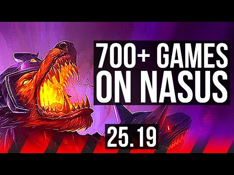 NASUS vs FIORA (TOP) | 700+ games, 5/1/0 | NA Grandmaster | 25.19