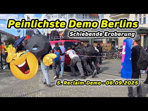 🦄Lachnummer🤡 Peinlichste Demo Berlins🤣 AntiFa schiebt "Lauti" an die Front 🫡 gesichert sarkastisch