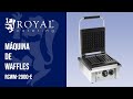Máquina de Waffles Royal Catering RCWM-2000-E | Apresentação do produto 10010314