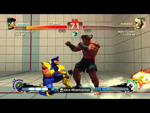 Super Street Fighter 4 AE \\\  LowlyRhyme765 (BISON/DICTADOR) vs (SAGAT) Night I Crawler \\\
