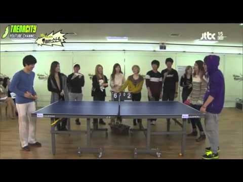 [ENG] SNSD's table tennis skills @ Dangerous Boys Ep 2