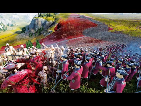 1 MILLION ZOMBIES VS 450,000 RED COATS - UEBS 2 - Ultimate Epic Battle Simulator 2