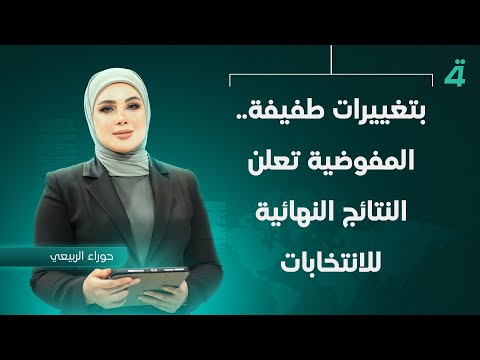 فيديو | بتغييرات طفيفة.. المفوضية تعلن النتائج النهائية للانتخابات | نشرة اخبار الثامنة مع حوراء الربيعي