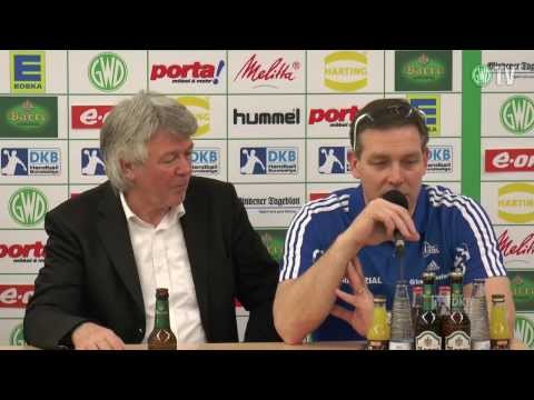 09.03.2014 GWD Minden - THW Kiel // Pressekonferenz