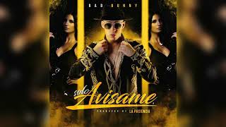 Solo Avísame - Bad Bunny (Audio Oficial)