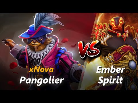 xNova mid Pangolier vs Ember Spirit | First 10 minutes