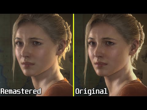Uncharted 4 Remastered vs Original Early Graphics Comparison