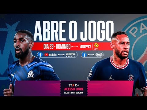 VAI COMEÇAR O GRANDE CLÁSSICO FRANCÊS! Olympique de Marseille x PSG | Abre o Jogo