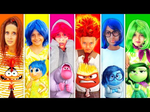 INSIDE OUT Nella VITA REALE in VACANZA