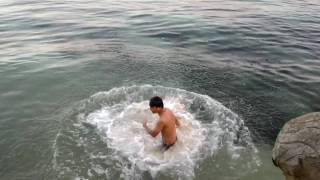 preview picture of video 'Cliff Jump at Midway Beach Resort Initao'