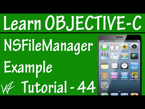 Free Objective C Programming Tutorial for Beginners 44 - Check File Exist or Not in Objective C