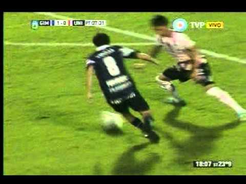 1er gol Gimnasia LP 5 - Unión 2