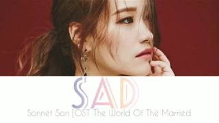 Download lagu Lyrics Sad - Sonnet Son [OST THE WORLD OF THE MARRIED] Lyrics mp3