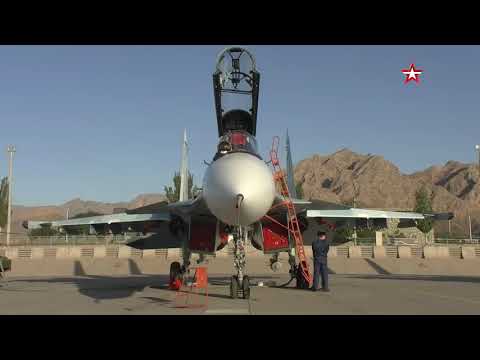 Russian Su-30SM operations during a Russian-Chinese exercise