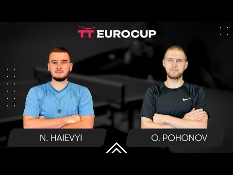 09:15 Nazarii Haievyi - Oleksandr Pohonov 15.02.2025 TT Euro.Cup Ukraine Master. TABLE 3