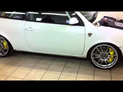 Lupo W12 cold start in garage.MOV