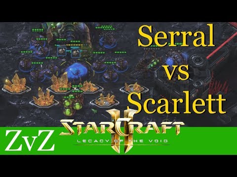 Serral vs Scarlett (ZvZ) - WCS Valencia - Starcraft 2: LotV Profi Replays [Deutsch | German]