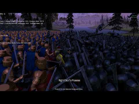 2,000 Golden Knights vs 20,000 Uruk Hai Ultimate Epic Battle Simulator