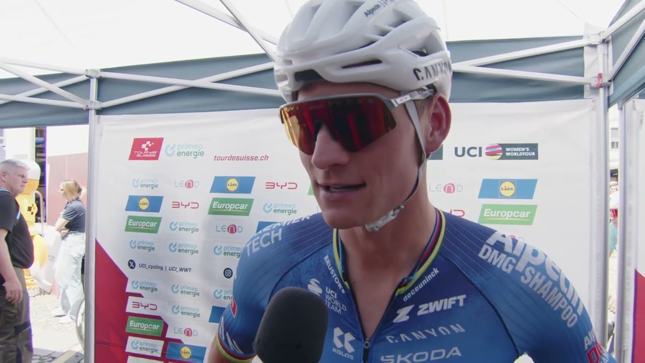 Mathieu van der Poel - Başlangıçta röportaj - 2. Aşama - Tour de Suisse 2026 - YouTube