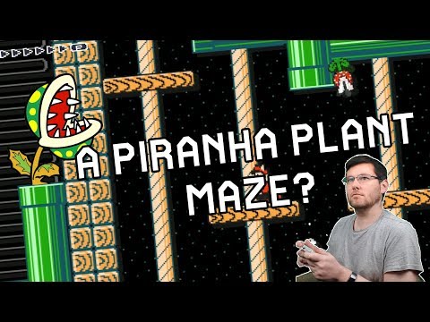 A PIRANHA plant MAZE? | Super Mario Maker
