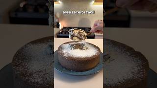 FIZ UMA TORTA INVERTIDA DE NINHO COM NUTELLA! FÁCIL DE FAZER ❤️ #receitas #sobremesa #tortas