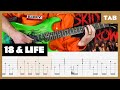 Skid Row 18 And Life Guitar Tab Lesson Cover Tutorial