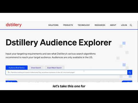 How to use Audience Brief Genius - Dstillery