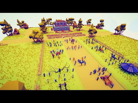 80x MEDIEVAL ARMY vs ALL FACTIONS - Totally Accurate Battle Simulator TABS