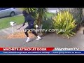 Machete Attack At Door
